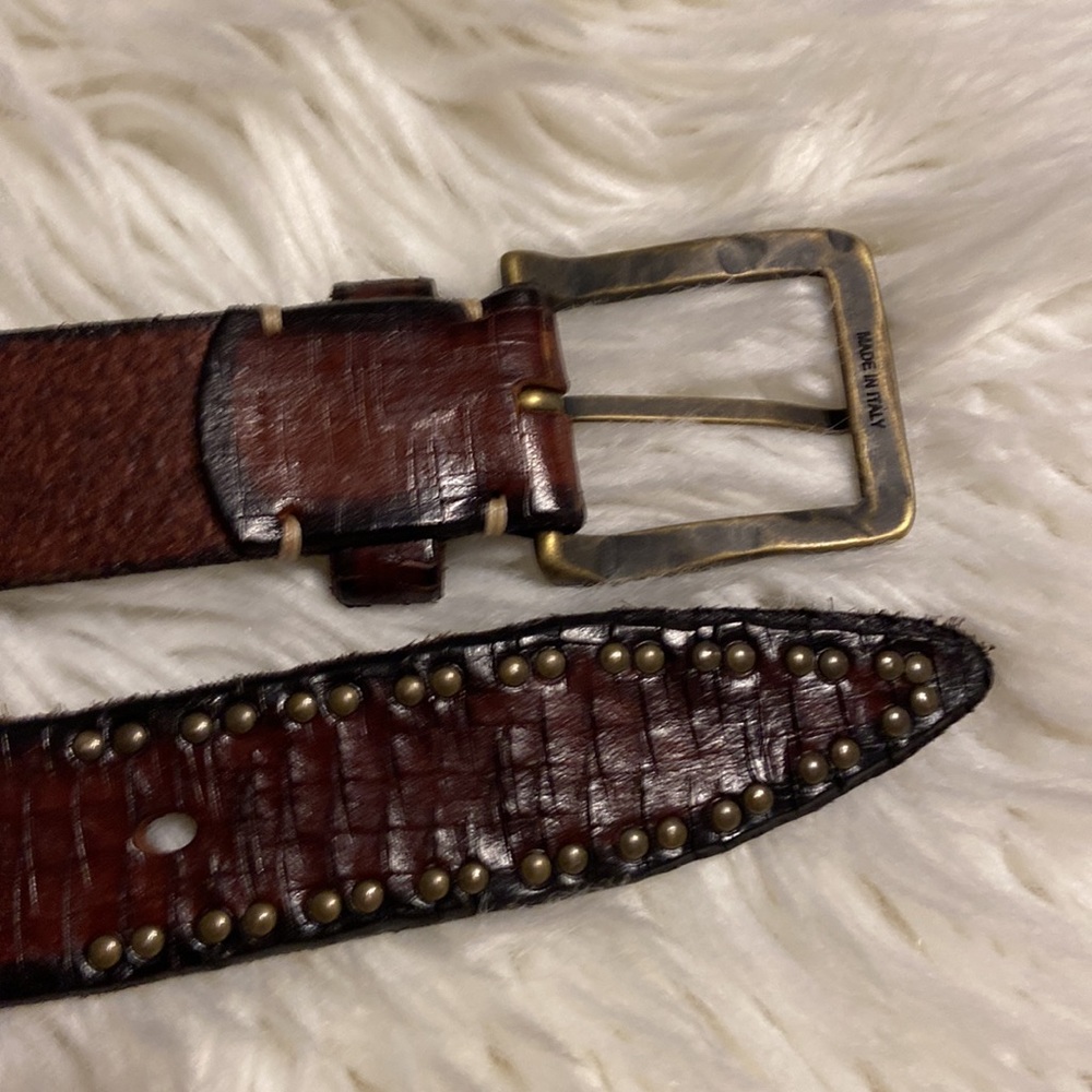 Martin Dingman Bridle Leather Man Belt excellent condition see all photos - Picture 9 of 16